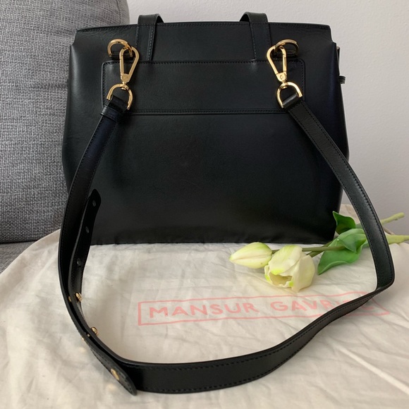 Mansur Gavriel Lady Bag (Black/Rosa) - Picture 3 of 16